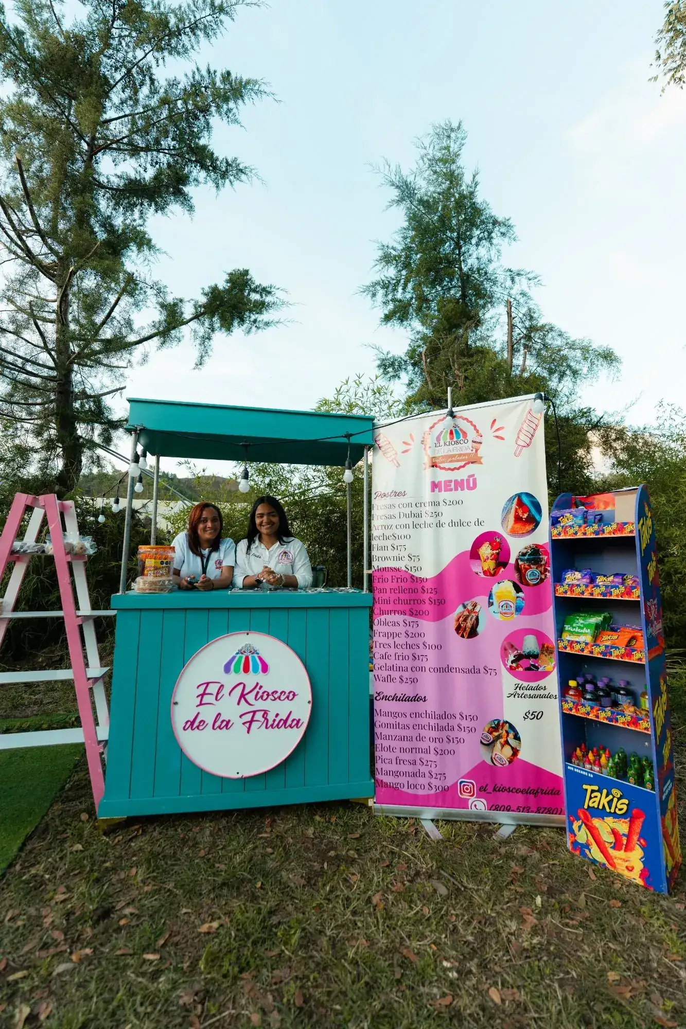 El Kiosco de la Frida, puesto de comida del festival